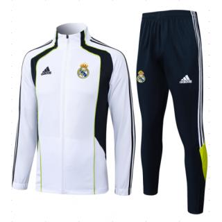 Chándal Real Madrid 2025/26- Retro White (Cremallera larga)